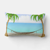 死リラックスプロフェッショナルビーチバムパームツリーズ ランバークッション (裏面)