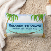 死リラックスプロフェッショナルビーチバムパームツリーズ ランバークッション (ブランケット)