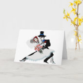 「死一部日まで私達を死んだ結婚式のして下さい カード (黄色い花)