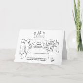 死亡おもしろいと税金のグリーティングカード カード (正面)