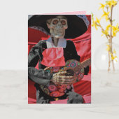 死亡したグリーティングカードの日 カード (黄色い花)