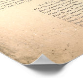 死亡したスカルカップル結婚の座席表 ポスター (角)