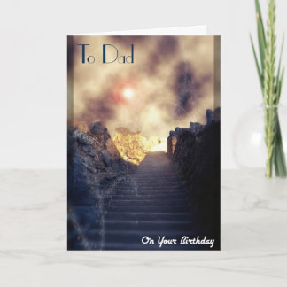 死亡したパパ/父誕生日 カード