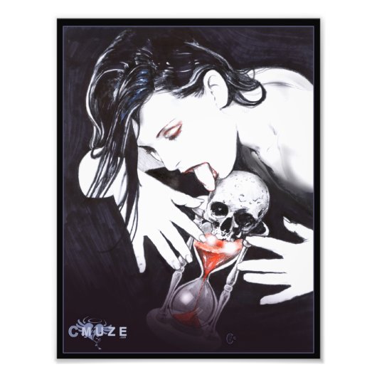 死亡キス フォトプリント            (正面)