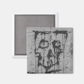 死亡スカル マグネット (正面/裏面)