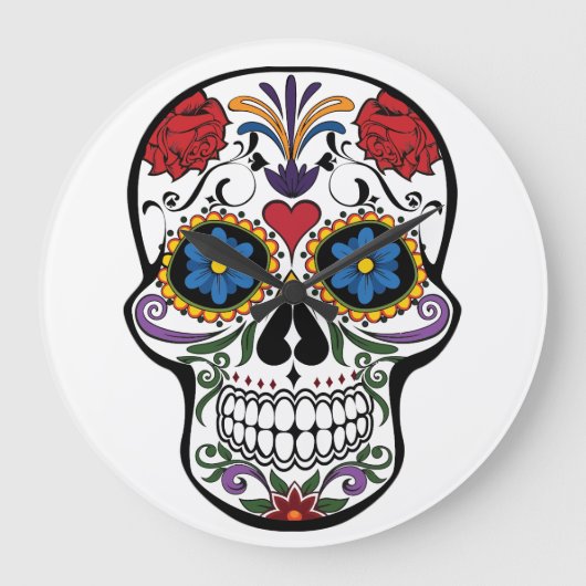 死亡日 ラージ壁時計 (正面)