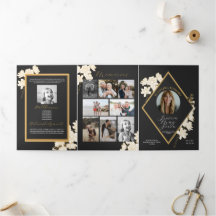 死亡時のお祝い写真白花