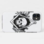 死亡率の正方形およびコンパス Case-Mate iPhoneケース (裏面(横))