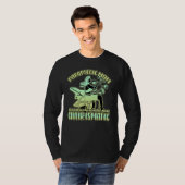死亡者の障害車いす1 Tシャツ (正面フル)