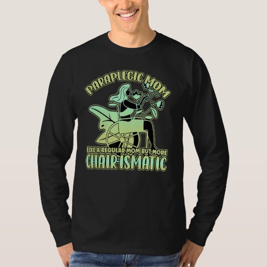 死亡者の障害車いす1 Tシャツ (正面)