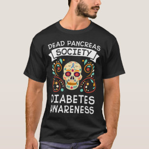 死亡膵臓学会T1d型糖尿病アワレ Tシャツ