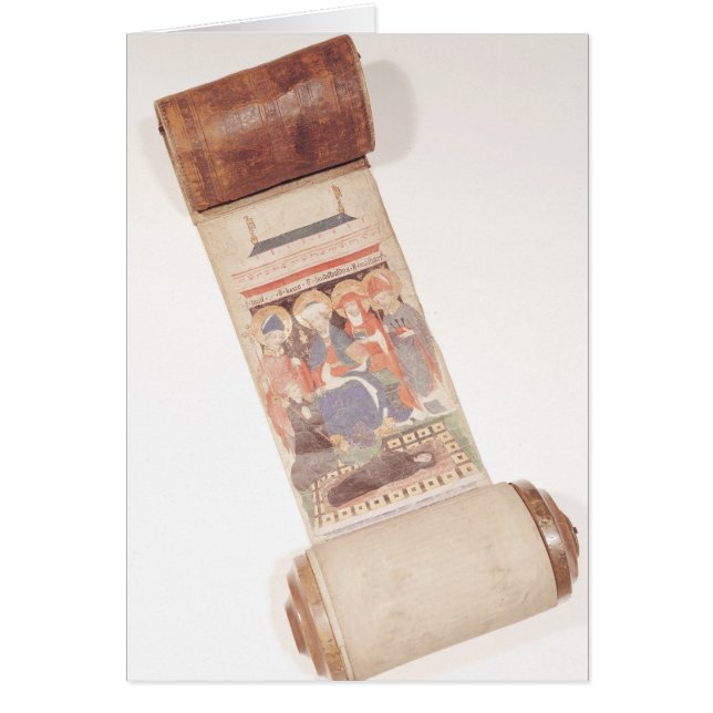 死亡記事スクロール1406年 (正面)