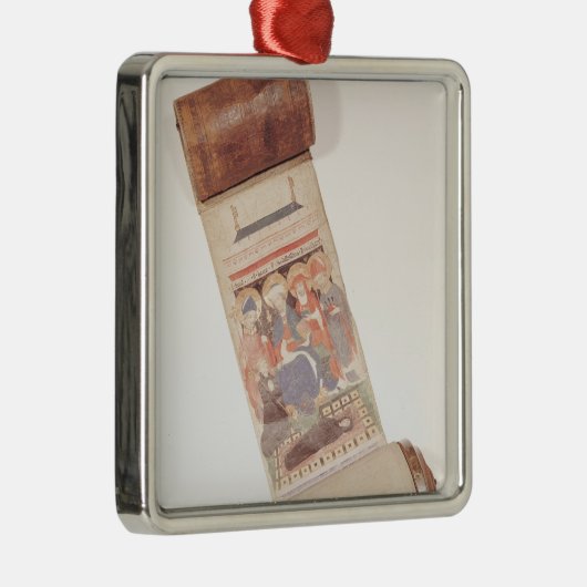 死亡記事スクロール1406年 メタルオーナメント (右)