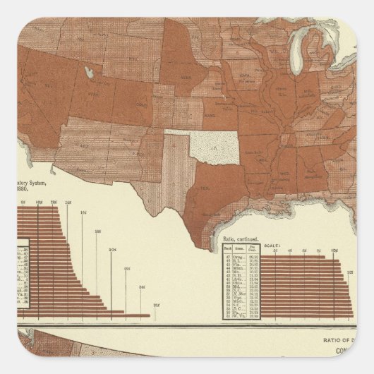 死亡、呼吸器系、消費 スクエアシール (正面)