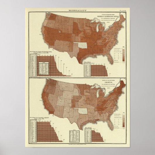 死亡、呼吸器系、消費 ポスター (正面)