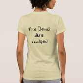 死人の判断はTシャツだ Tシャツ (裏面)