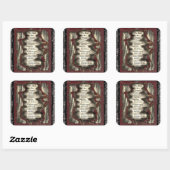 死人の裁きを受ける スクエアシール (シート)