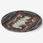 死人の裁きを受ける ペーパープレート (アングル)