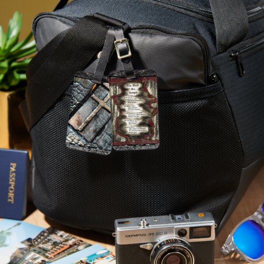 死人の裁きを受ける ラゲッジタグ (正面&裏面)