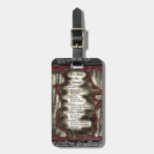 死人の裁きを受ける ラゲッジタグ (正面縦)