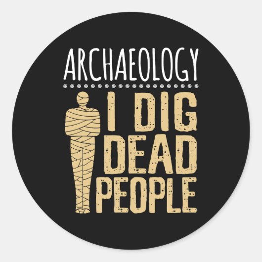 死人を掘る考古学アルカヘオロジスト ラウンドシール (正面)