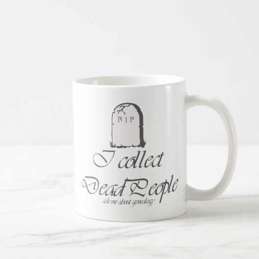 死人を集める コーヒーマグカップ (右)