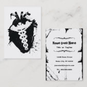死体解剖学的ハート 名刺 (正面/裏面)