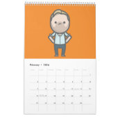 死傷者のカレンダー カレンダー (2月 2026)