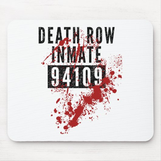 死刑囚94109血のハローウィー用の衣装 マウスパッド (正面)