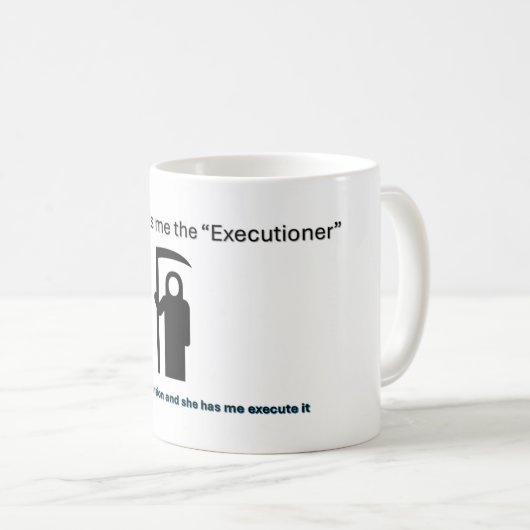 死刑執行人マグカップ コーヒーマグカップ (正面右)