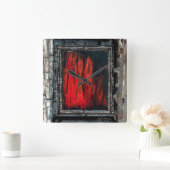 死刑執行人 スクエア壁時計 (ホーム)