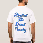 死刑無し Tシャツ (裏面)