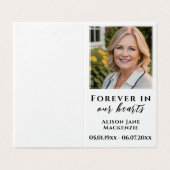 死別の折り畳みカード (外部フラット)