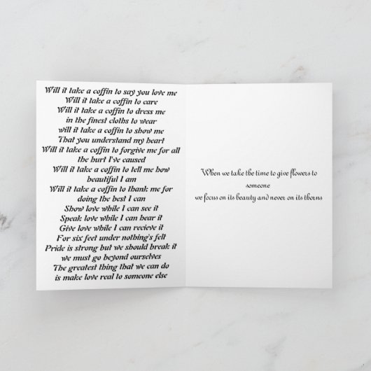 死別カード カード (内部)