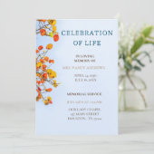 死別モダンお祝い 招待状 (スタンド正面)