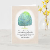 死別悔やみや弔慰愛する人は行かない遠くに カード (黄色い花)