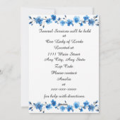 死別葬送別届 シーズンカード (裏面)