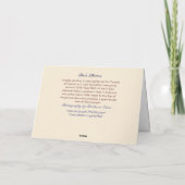 死別:内部の引用文 カード (裏面)