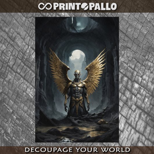 死地から立ち上がる暗黒天使長 薄葉紙