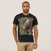 死後の心痛 - ゴシックウェアラブルアート Tシャツ (正面フル)