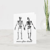 死後も死が我々の一部となるまで サンキューカード (正面)