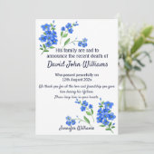 死忘れ死別引き換え通知なし 案内状 (スタンド正面)