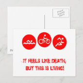 死感じのように – Triathlon ポストカード (正面/裏面)