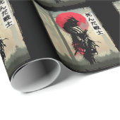 死日本の士日本剣士 ラッピングペーパー (ロールコーナー)