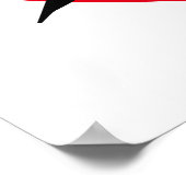 死日本の漢字つき円窓輪(死) ポスター (角)