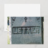 『死書』 ポストカード (正面/裏面)