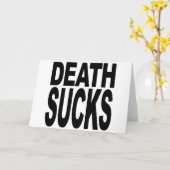 死最低 カード (黄色い花)