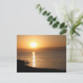 死海の夕日 ポストカード (スタンド正面)
