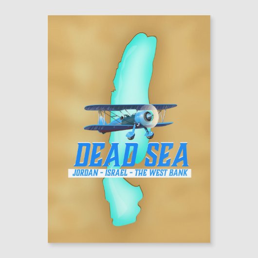 死海の旅ポスター (正面)