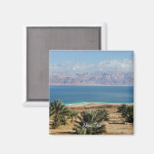 死海の風景写真 マグネット (正面/裏面)